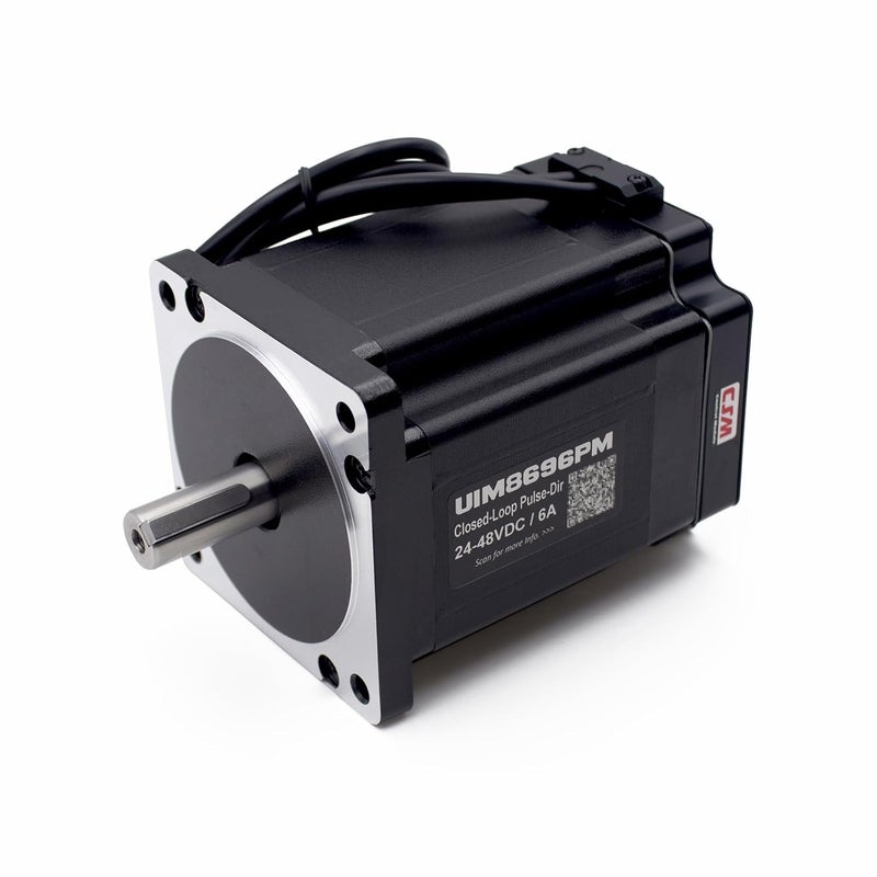 UIROBOT NEMA 34 Integrated Closed-Loop Stepper Motor,Pulse-Direction Control Interface,Built-in Encoder & Motion Controller & Driver,for CNC,3D Printer,Max6.5Nm,6A,24-48VDC(UIM8696PM) - Image 1